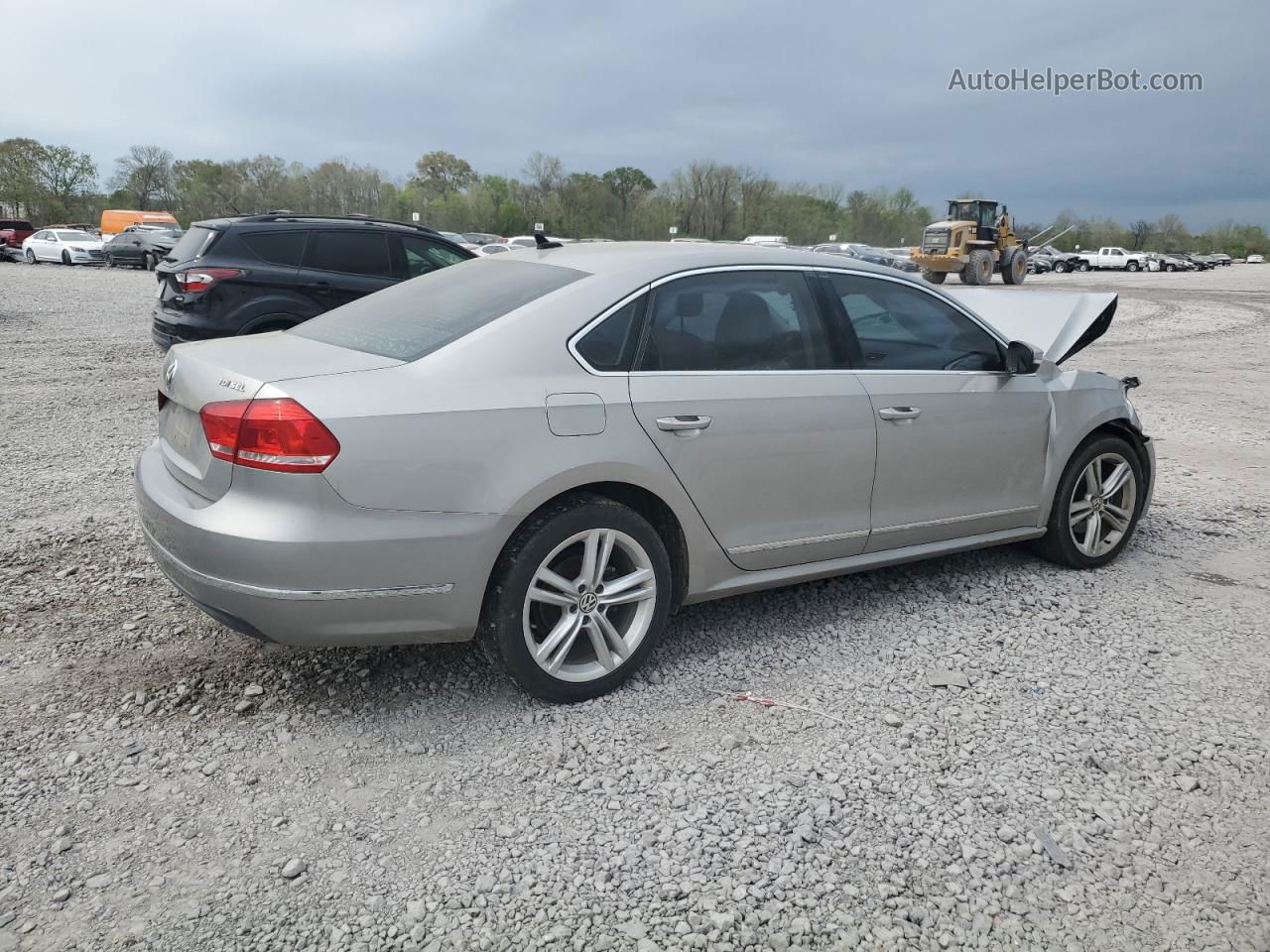 2014 Volkswagen Passat Sel Серебряный vin: 1VWCN7A3XEC073136