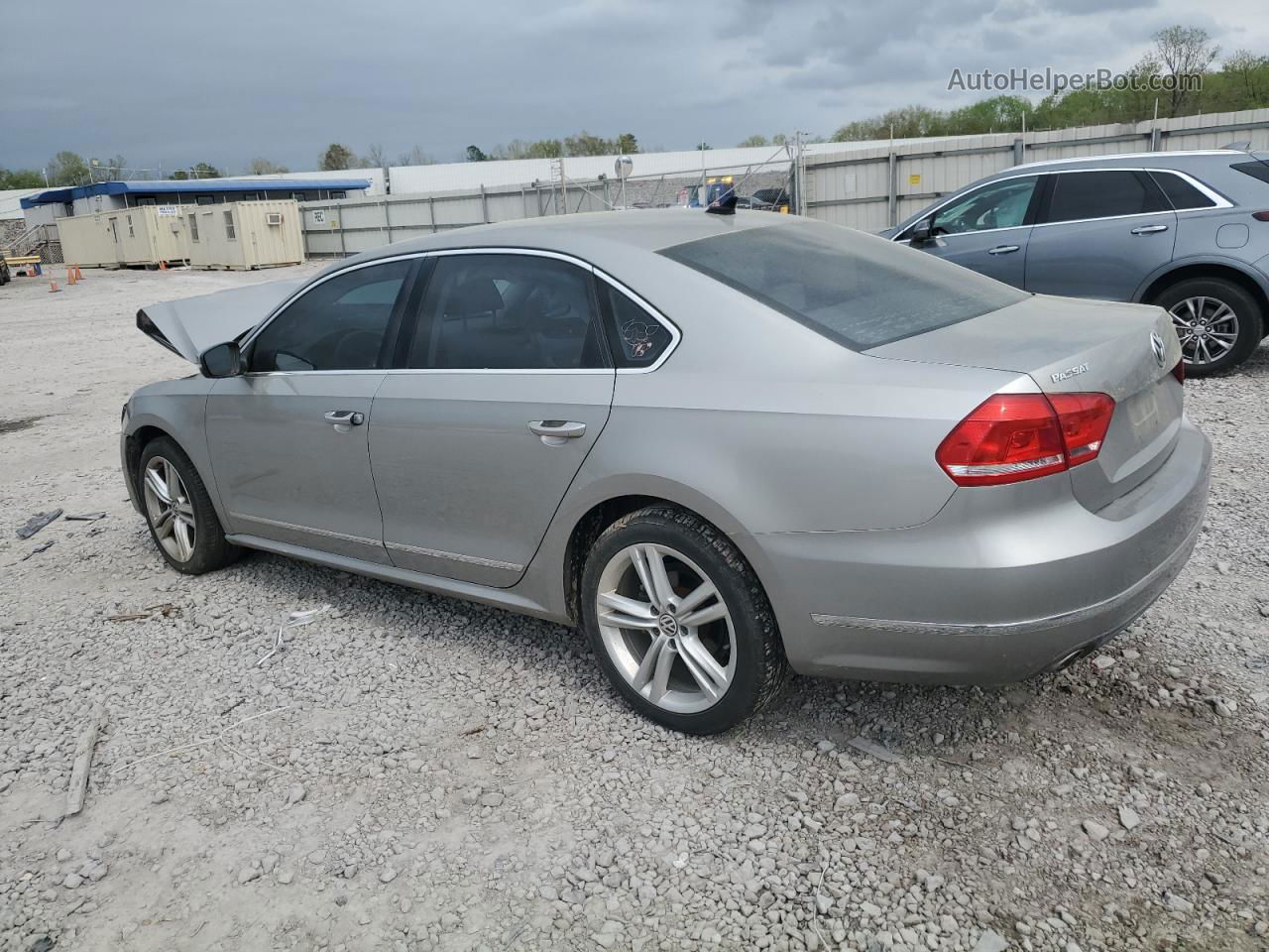 2014 Volkswagen Passat Sel Серебряный vin: 1VWCN7A3XEC073136