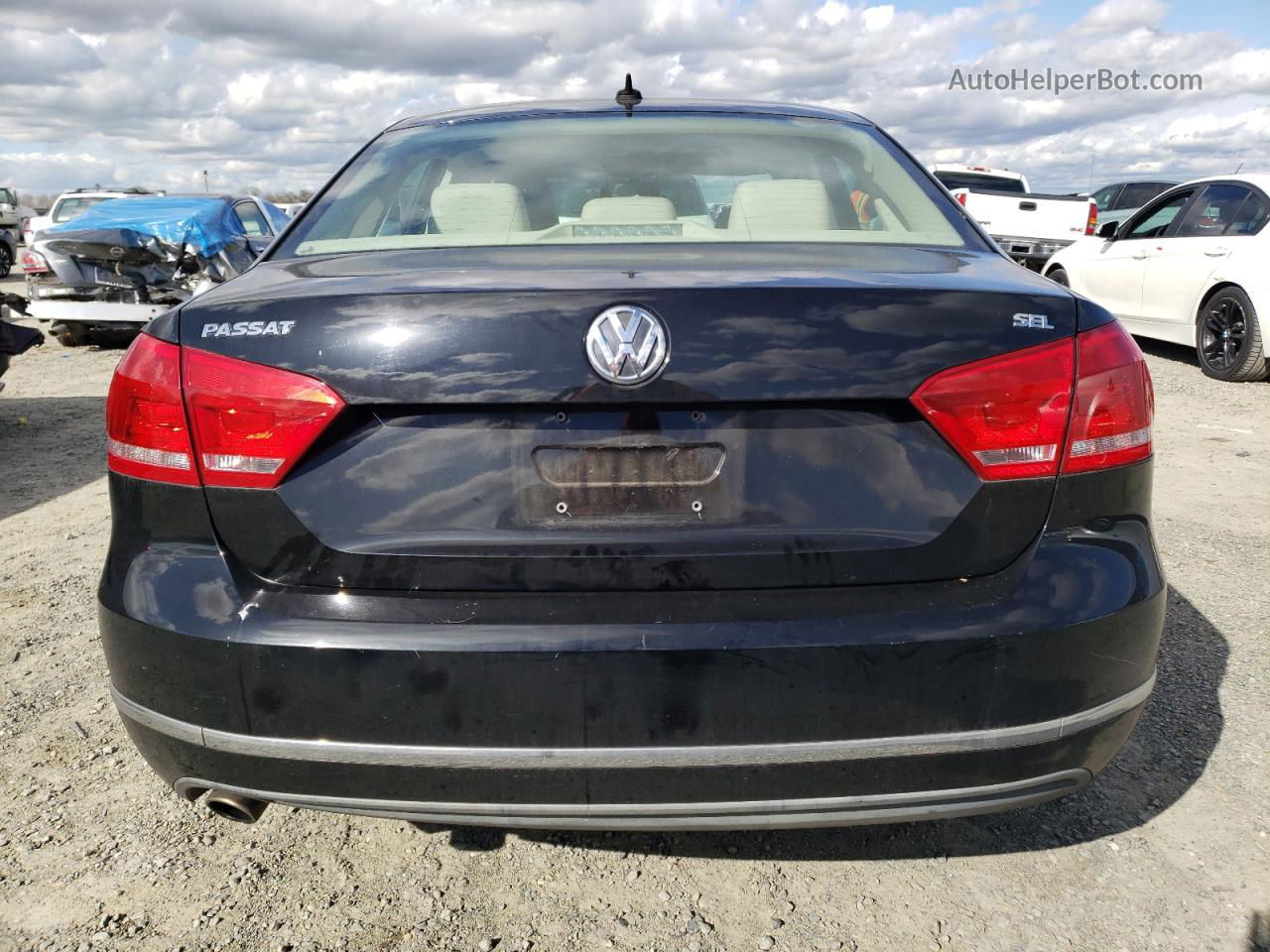 2012 Volkswagen Passat Sel Blue vin: 1VWCP7A31CC101249