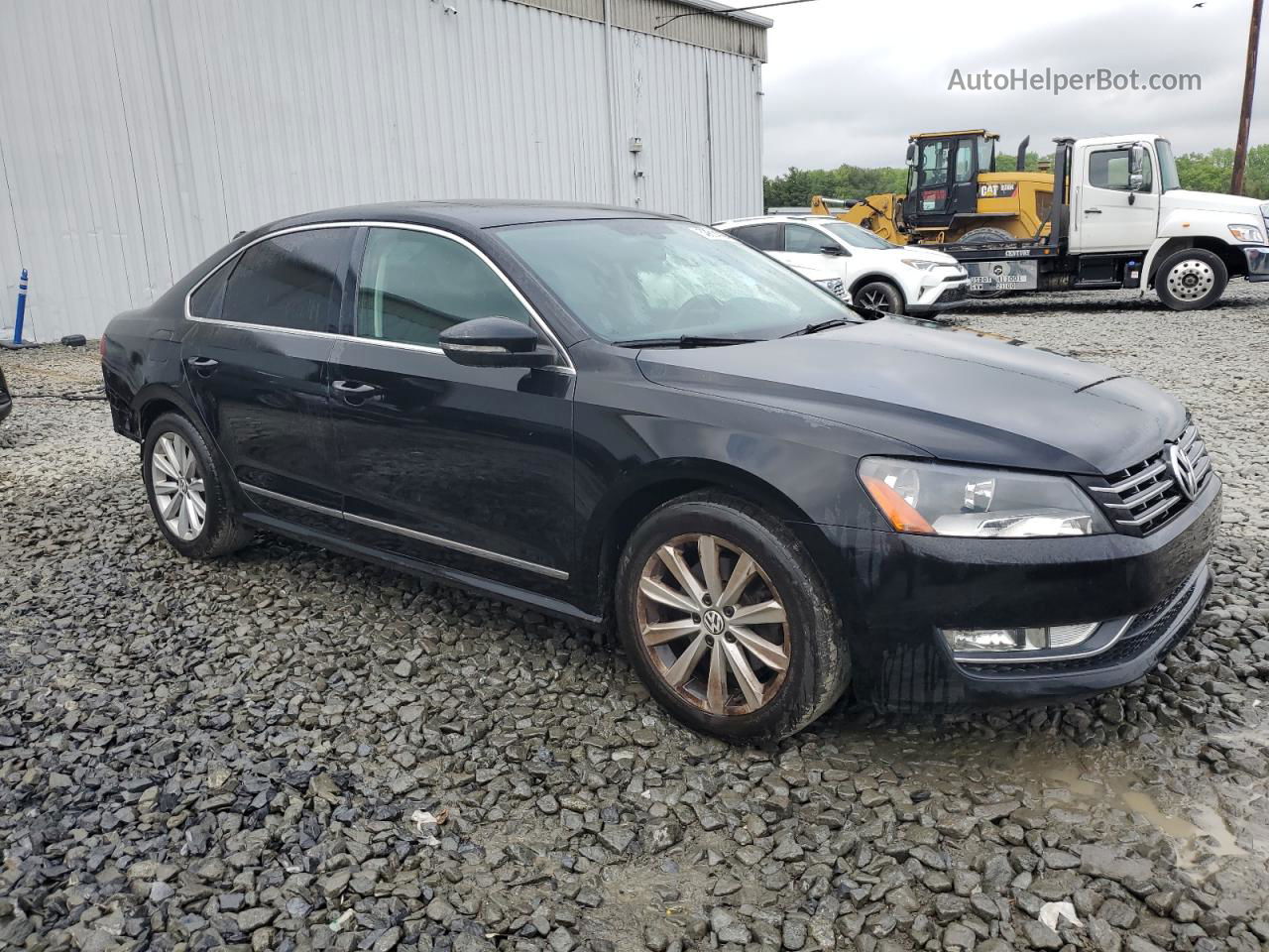 2012 Volkswagen Passat Sel Black vin: 1VWCP7A32CC006506