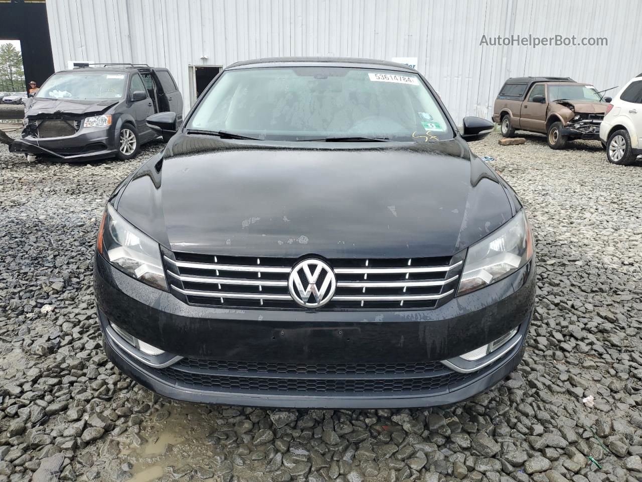 2012 Volkswagen Passat Sel Black vin: 1VWCP7A32CC006506