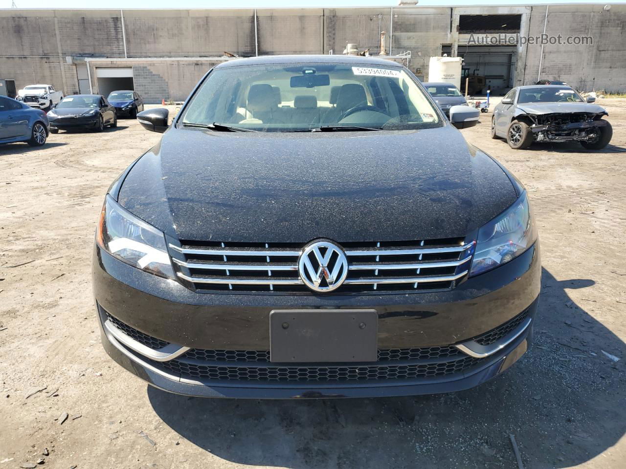 2012 Volkswagen Passat Sel Black vin: 1VWCP7A32CC043958