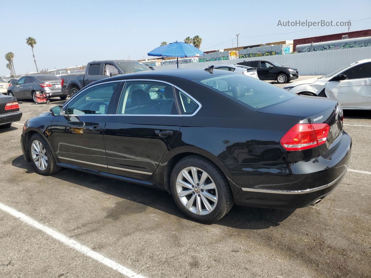 2013 Volkswagen Passat Sel Black vin: 1VWCP7A32DC015479