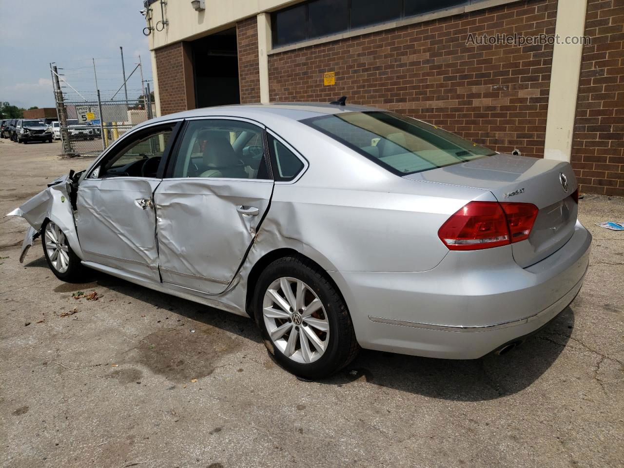 2013 Volkswagen Passat Sel Silver vin: 1VWCP7A32DC149344