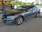 2013 Volkswagen Passat Sel Gray vin: 1VWCP7A33DC002577