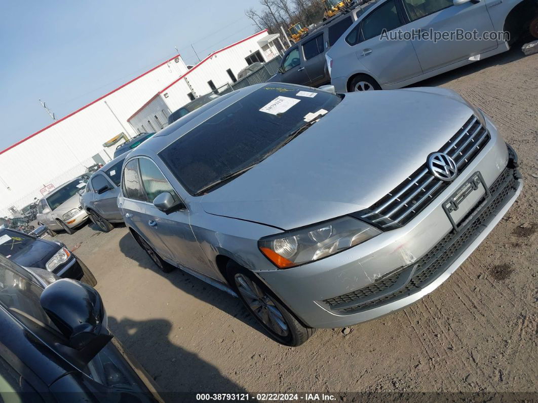 2013 Volkswagen Passat 2.5l Sel Silver vin: 1VWCP7A33DC016947