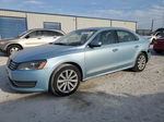 2013 Volkswagen Passat Sel Blue vin: 1VWCP7A33DC098601