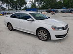 2012 Volkswagen Passat Sel White vin: 1VWCP7A34CC027437