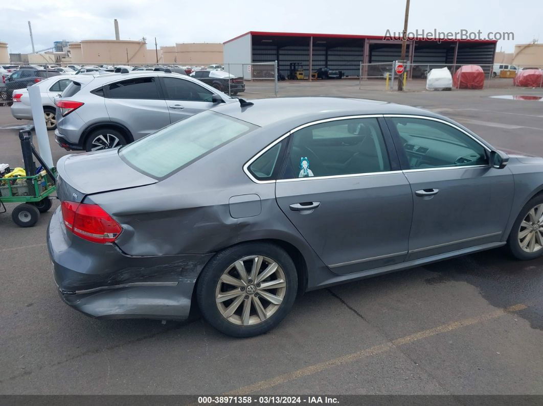 2013 Volkswagen Passat 2.5l Sel Premium Gray vin: 1VWCP7A34DC070726