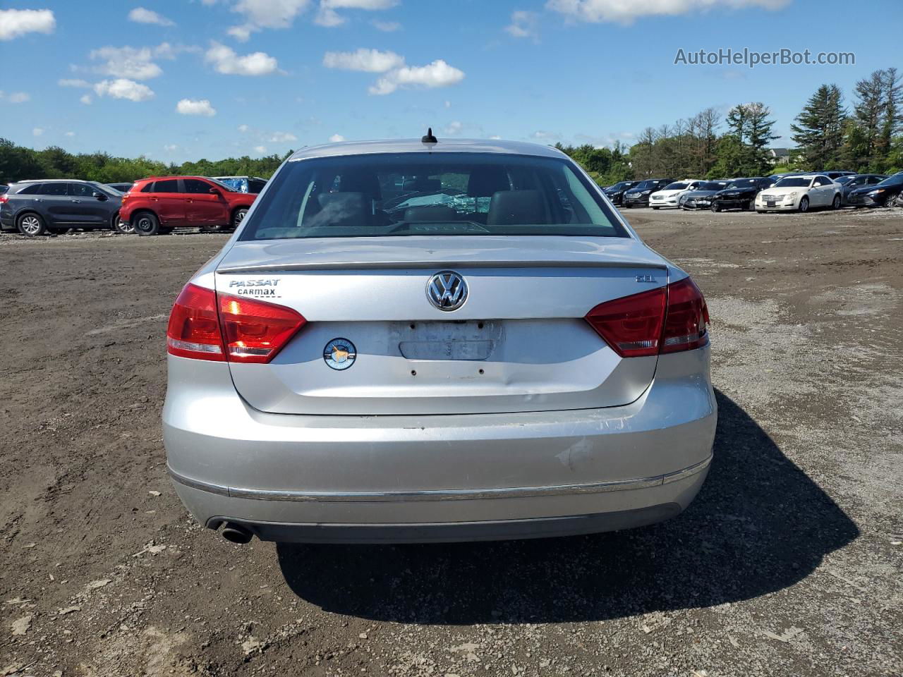 2013 Volkswagen Passat Sel Silver vin: 1VWCP7A35DC057211