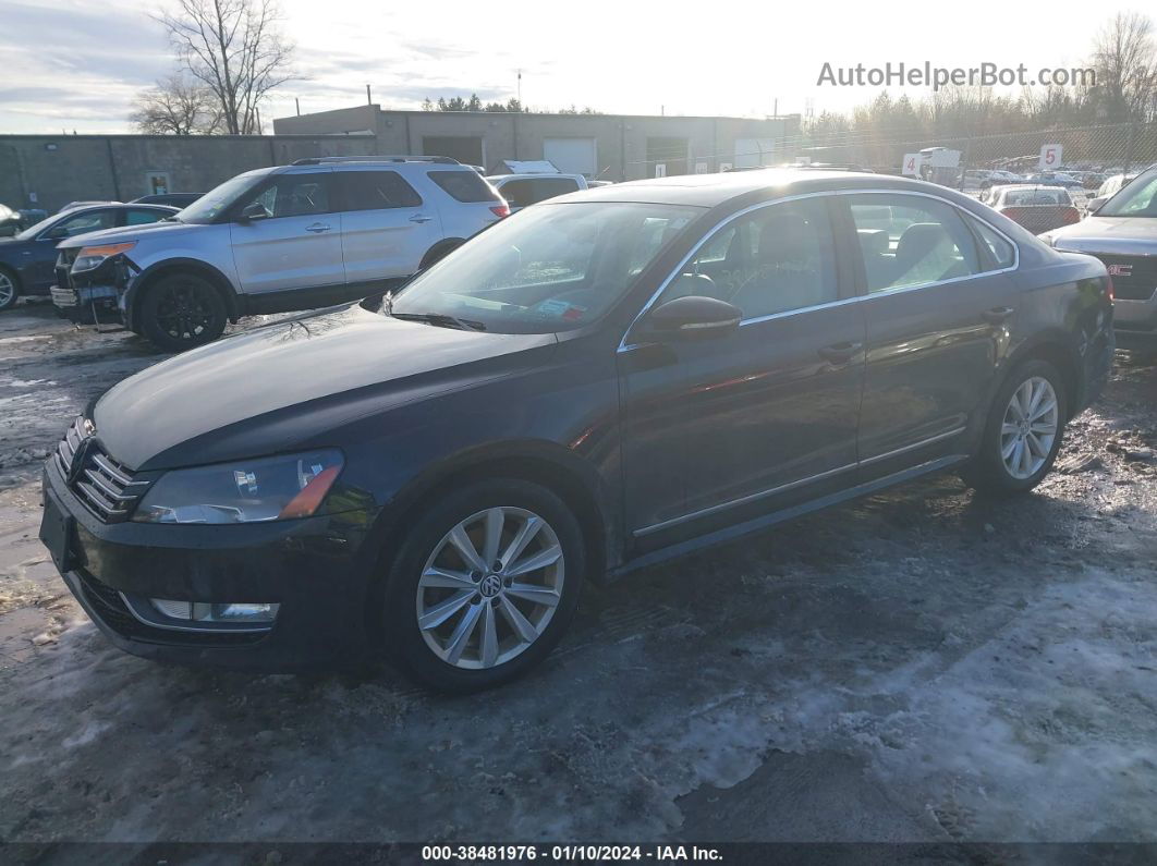 2012 Volkswagen Passat 2.5l Sel Premium Черный vin: 1VWCP7A37CC023169