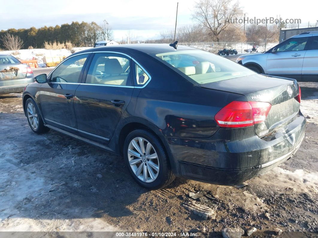 2012 Volkswagen Passat 2.5l Sel Premium Black vin: 1VWCP7A37CC023169