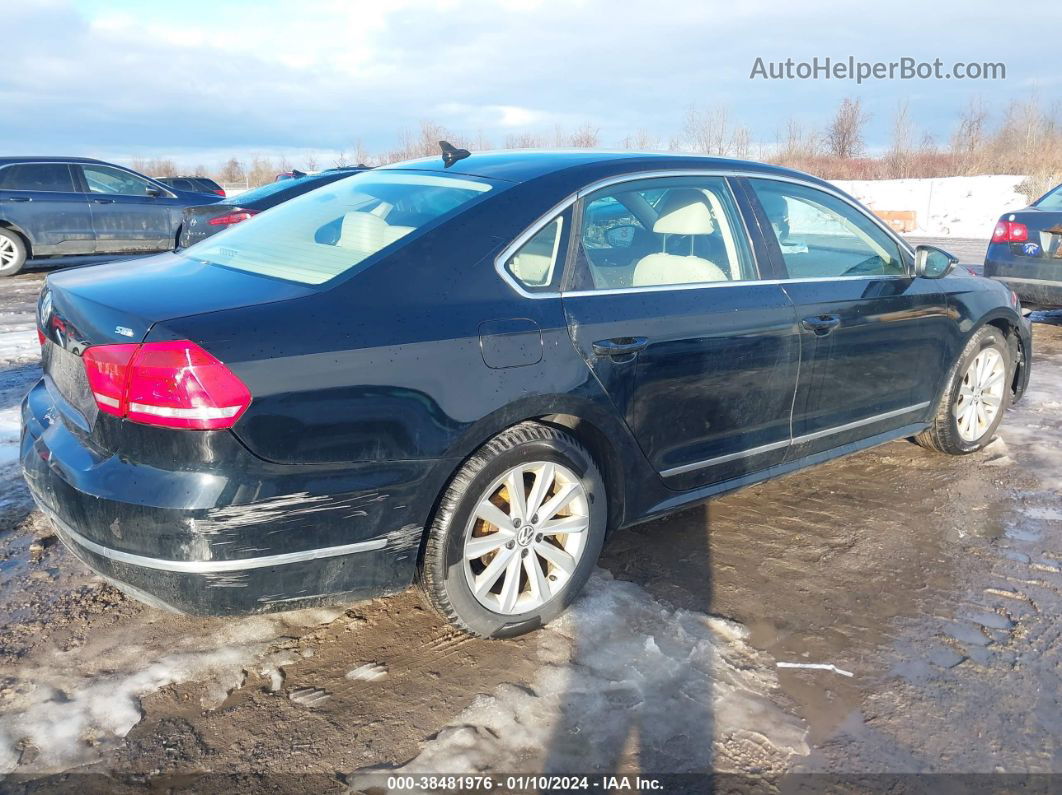 2012 Volkswagen Passat 2.5l Sel Premium Black vin: 1VWCP7A37CC023169