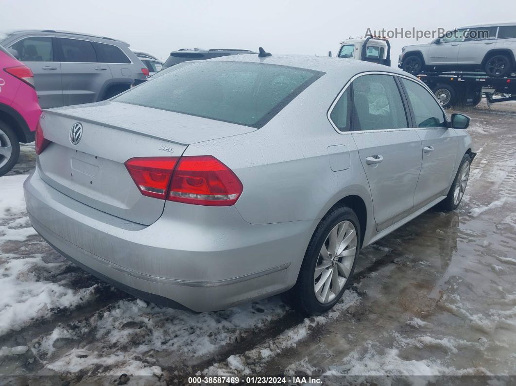 2013 Volkswagen Passat 2.5l Sel Silver vin: 1VWCP7A37DC019835