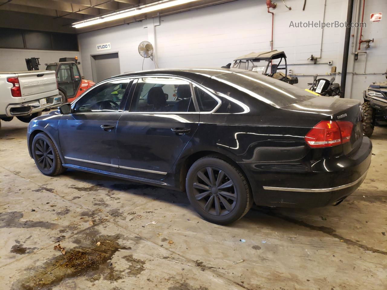 2012 Volkswagen Passat Sel Black vin: 1VWCP7A38CC037789