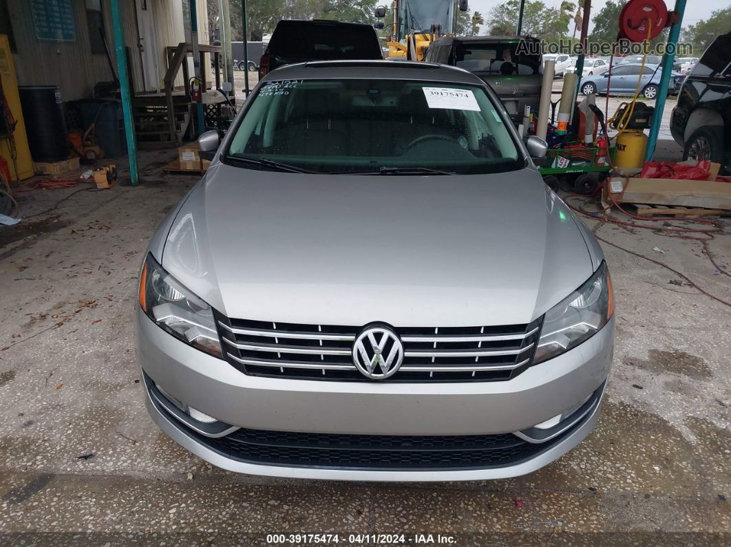 2013 Volkswagen Passat 2.5l Sel Premium Gray vin: 1VWCP7A38DC088422