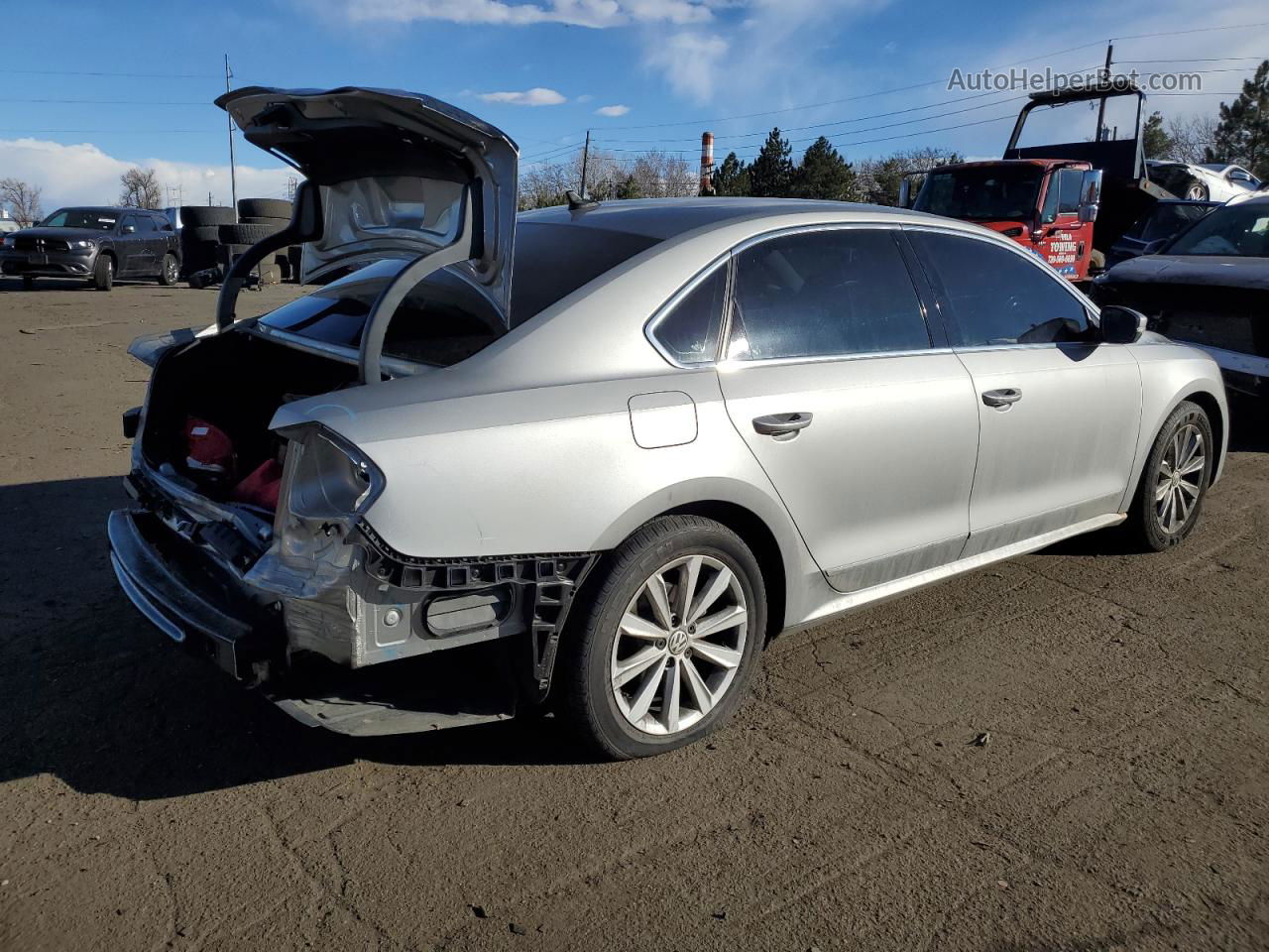 2013 Volkswagen Passat Sel Silver vin: 1VWCP7A39DC146778