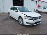 2013 Volkswagen Passat 2.5l Sel Premium White vin: 1VWCP7A3XDC042218