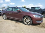 2013 Volkswagen Passat Sel Burgundy vin: 1VWCP7A3XDC054188