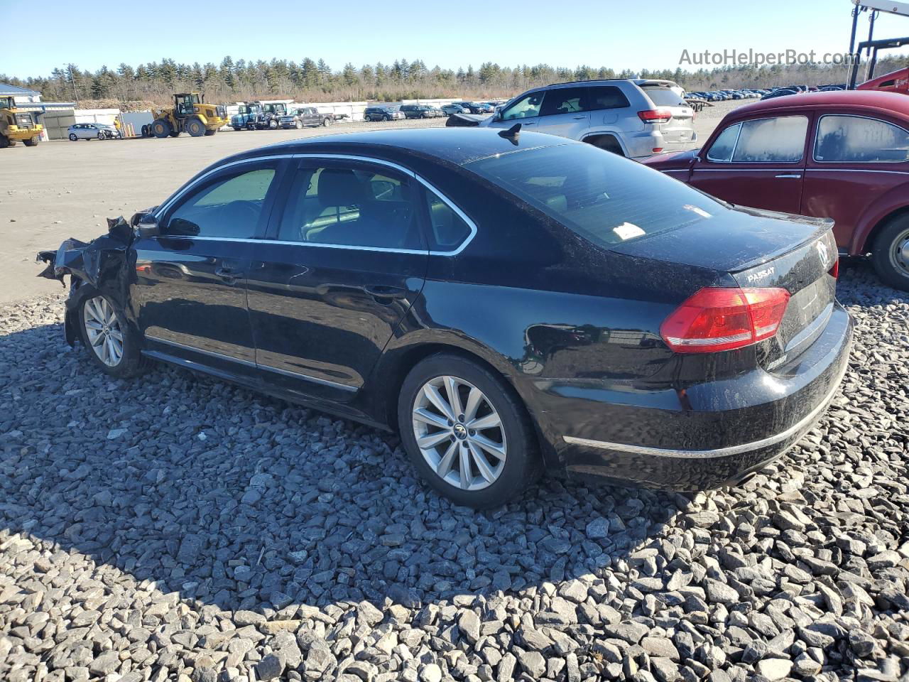 2013 Volkswagen Passat Sel Черный vin: 1VWCP7A3XDC146692