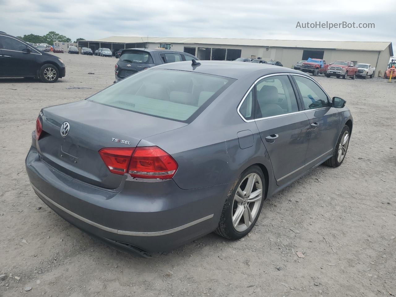 2015 Volkswagen Passat Sel Gray vin: 1VWCS7A32FC013815