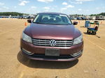 2014 Volkswagen Passat Sel Темно-бордовый vin: 1VWCS7A33EC054808