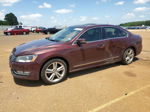 2014 Volkswagen Passat Sel Maroon vin: 1VWCS7A33EC054808