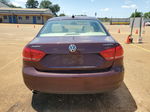 2014 Volkswagen Passat Sel Maroon vin: 1VWCS7A33EC054808