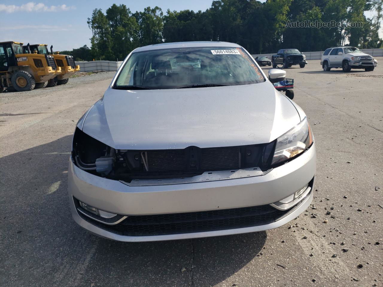 2015 Volkswagen Passat Sel Silver vin: 1VWCS7A36FC123301