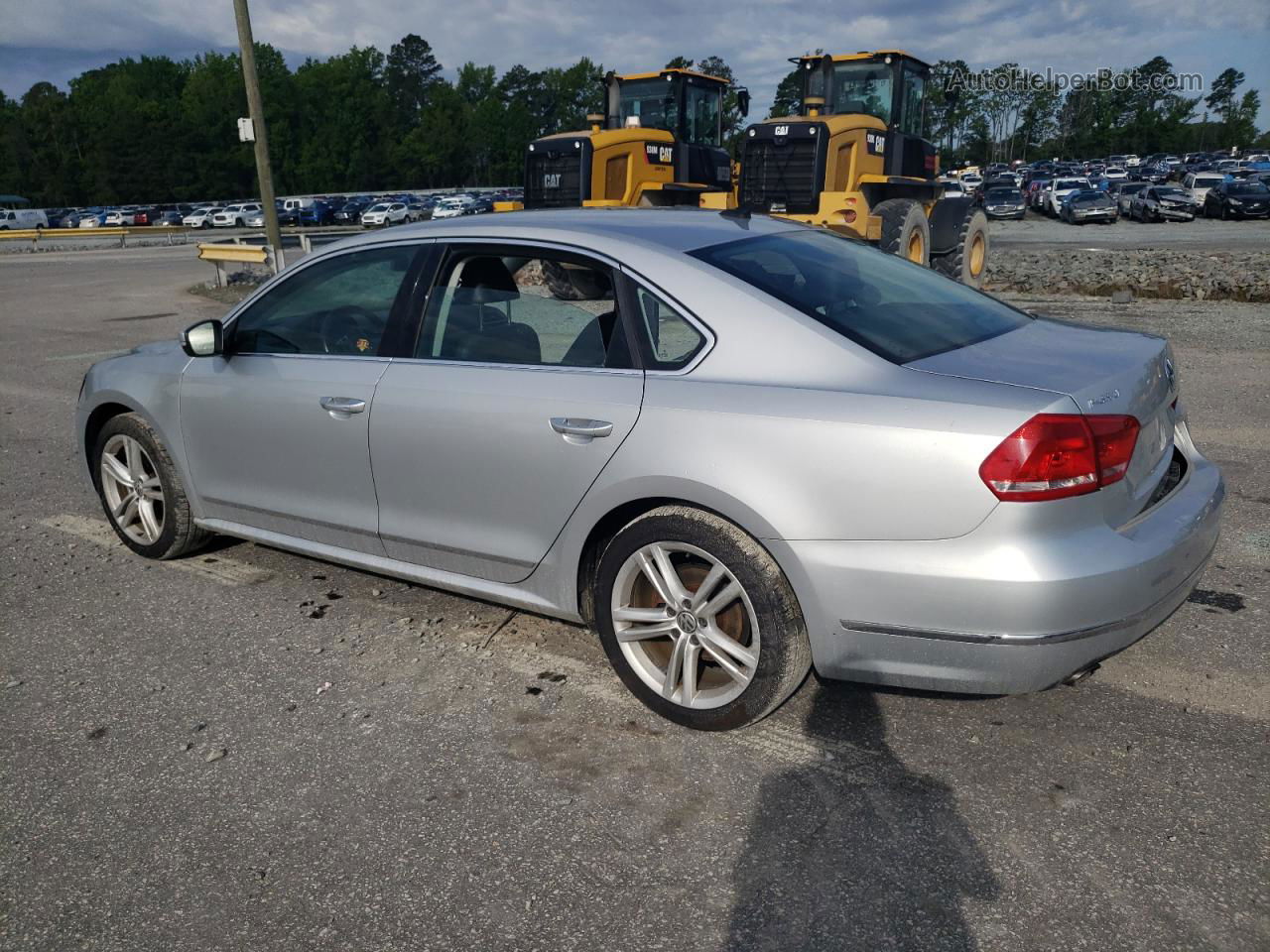 2015 Volkswagen Passat Sel Silver vin: 1VWCS7A36FC123301