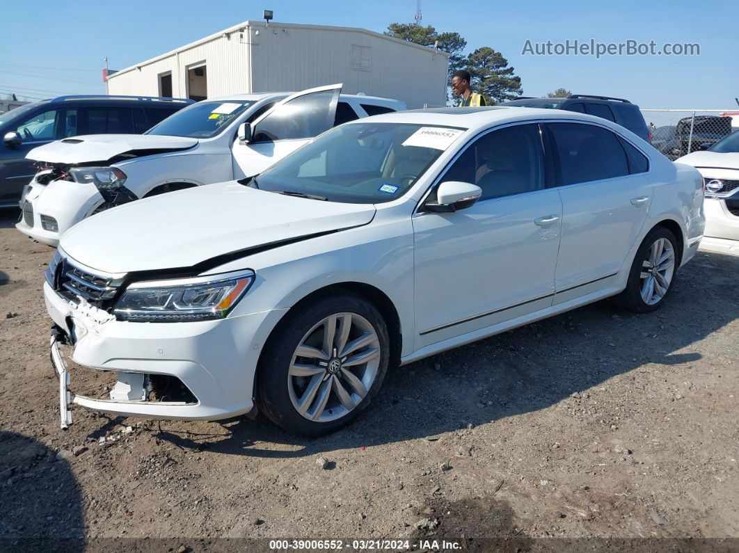 2016 Volkswagen Passat 1.8t Sel Premium White vin: 1VWCS7A36GC028495