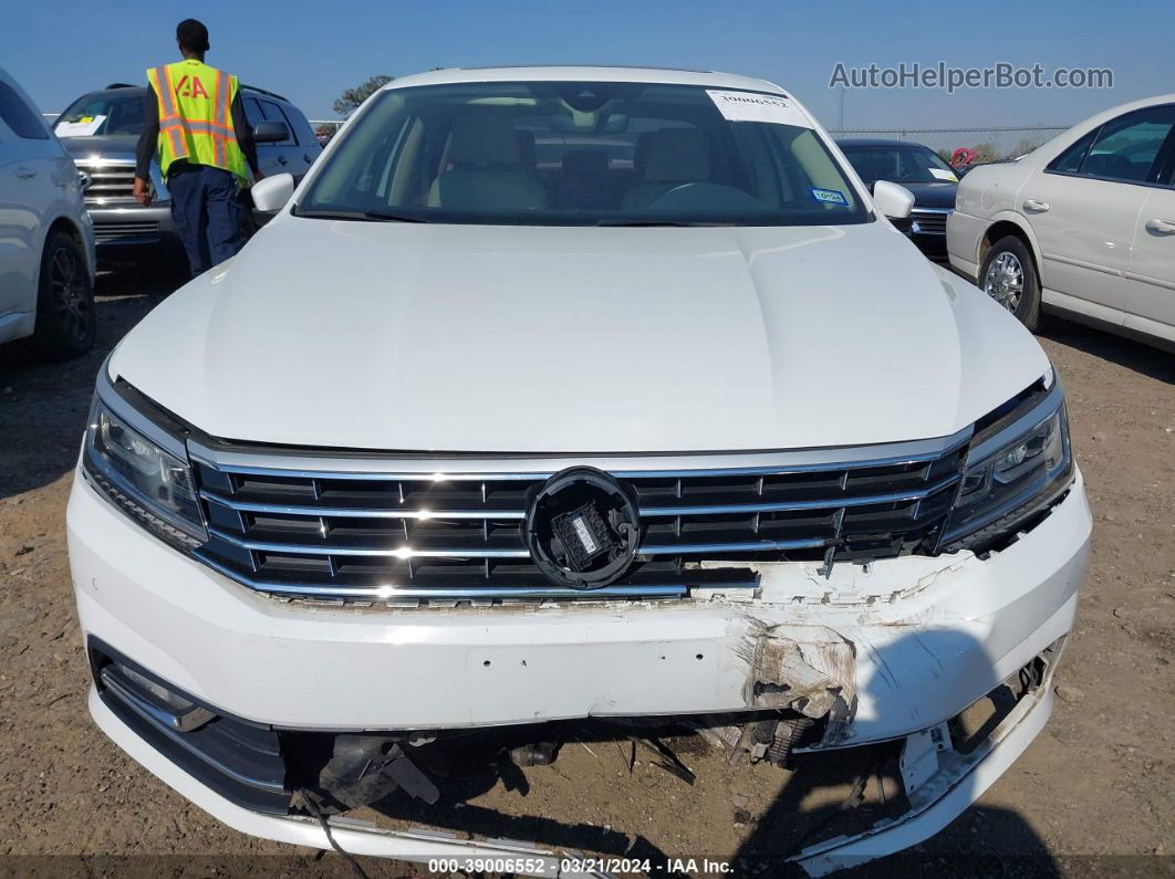 2016 Volkswagen Passat 1.8t Sel Premium White vin: 1VWCS7A36GC028495