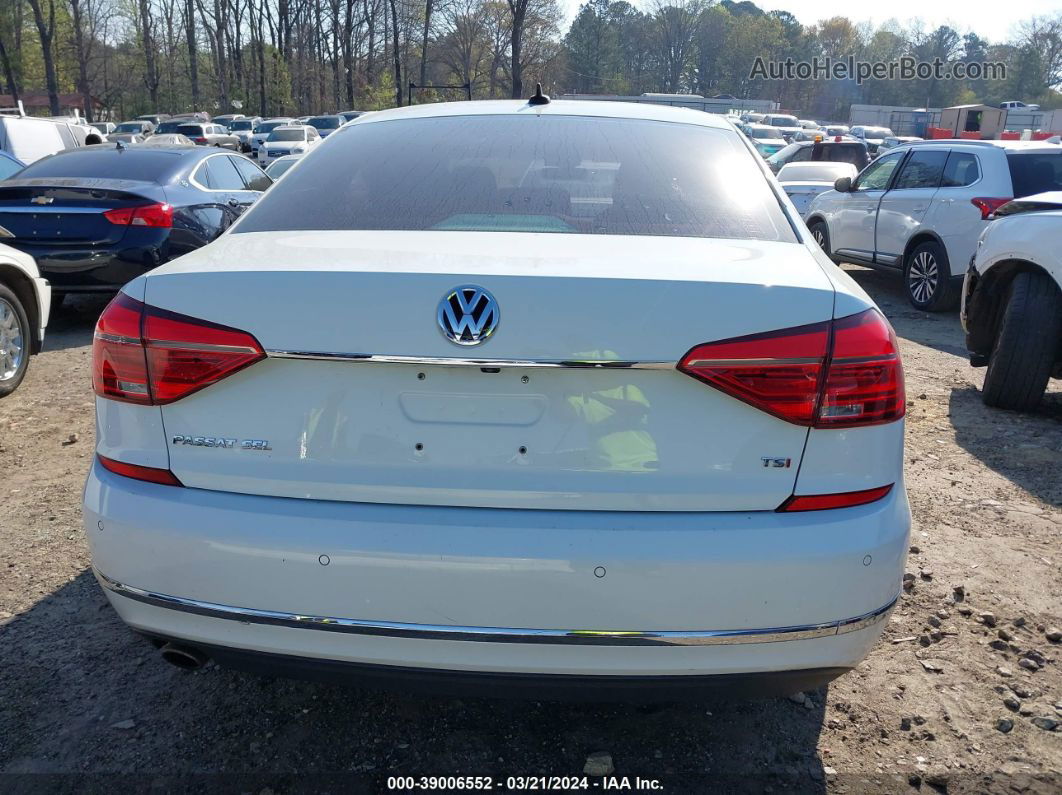 2016 Volkswagen Passat 1.8t Sel Premium Белый vin: 1VWCS7A36GC028495