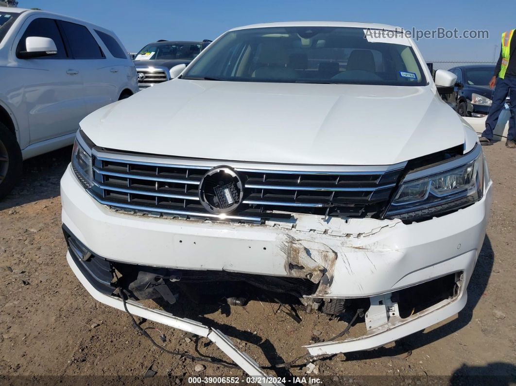 2016 Volkswagen Passat 1.8t Sel Premium White vin: 1VWCS7A36GC028495