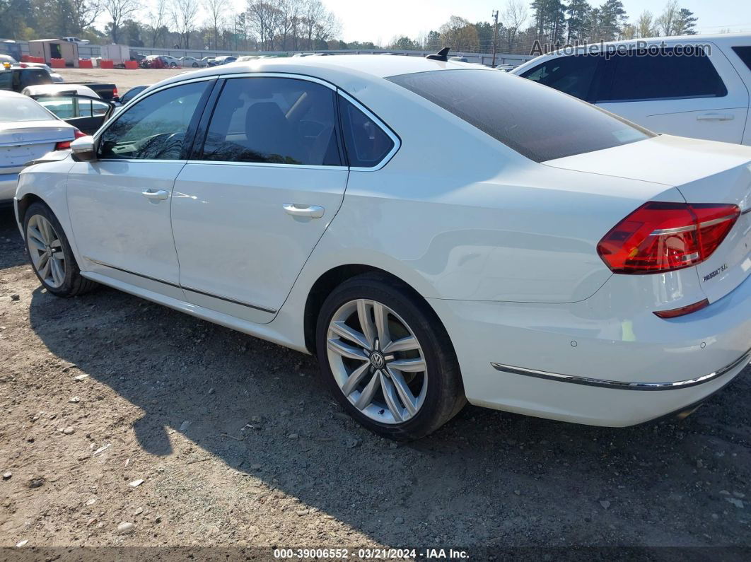 2016 Volkswagen Passat 1.8t Sel Premium White vin: 1VWCS7A36GC028495