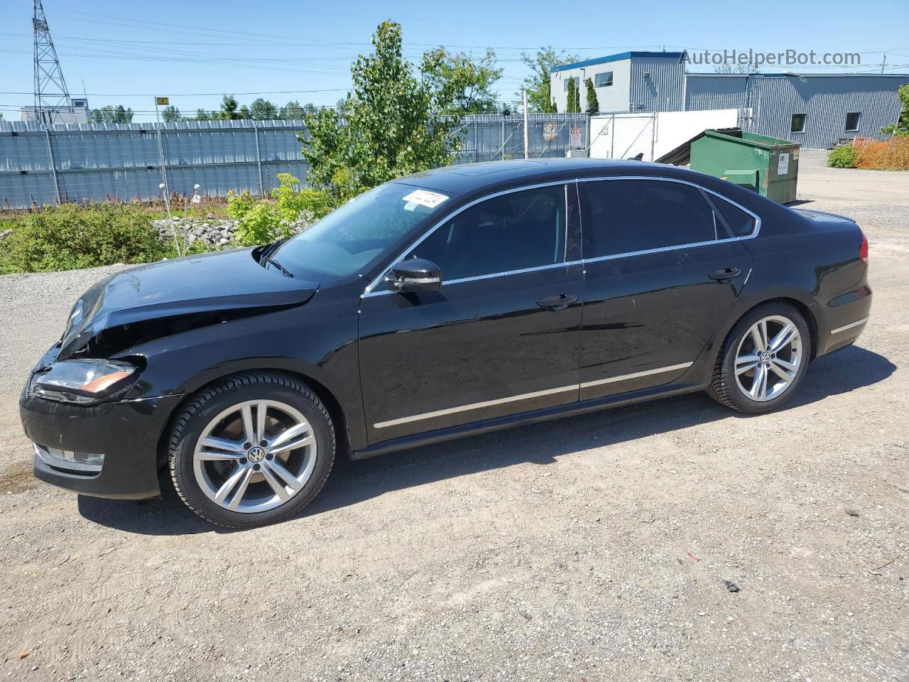 2015 Volkswagen Passat Sel Black vin: 1VWCS7A37FC041867