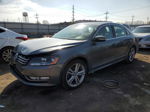 2014 Volkswagen Passat Sel Gray vin: 1VWCS7A39EC026625