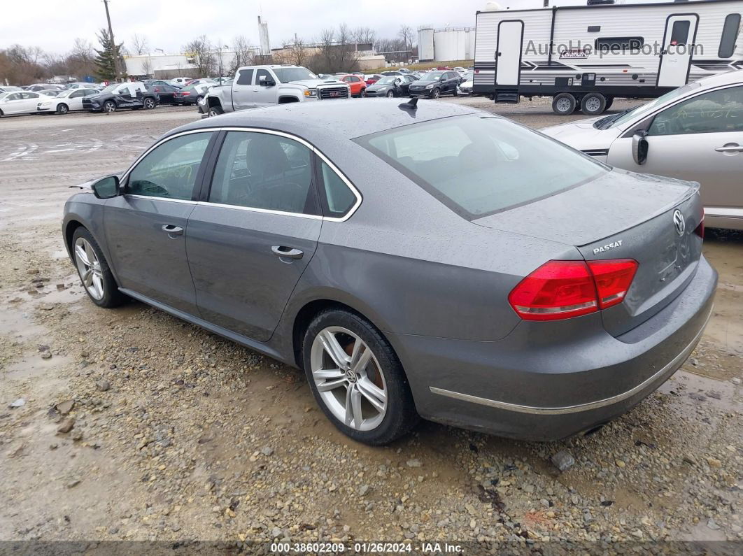 2015 Volkswagen Passat 1.8t Sel Premium Gray vin: 1VWCS7A39FC071498