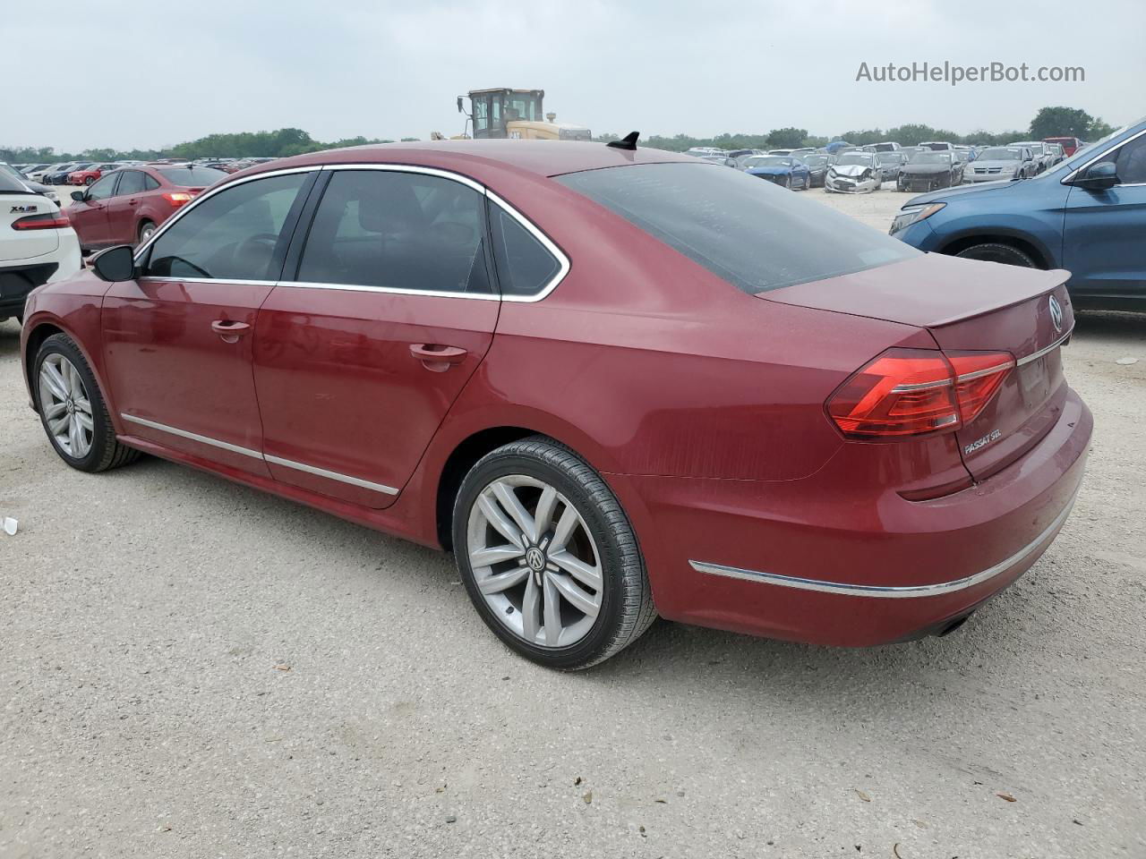 2016 Volkswagen Passat Sel Burgundy vin: 1VWCS7A3XGC043517