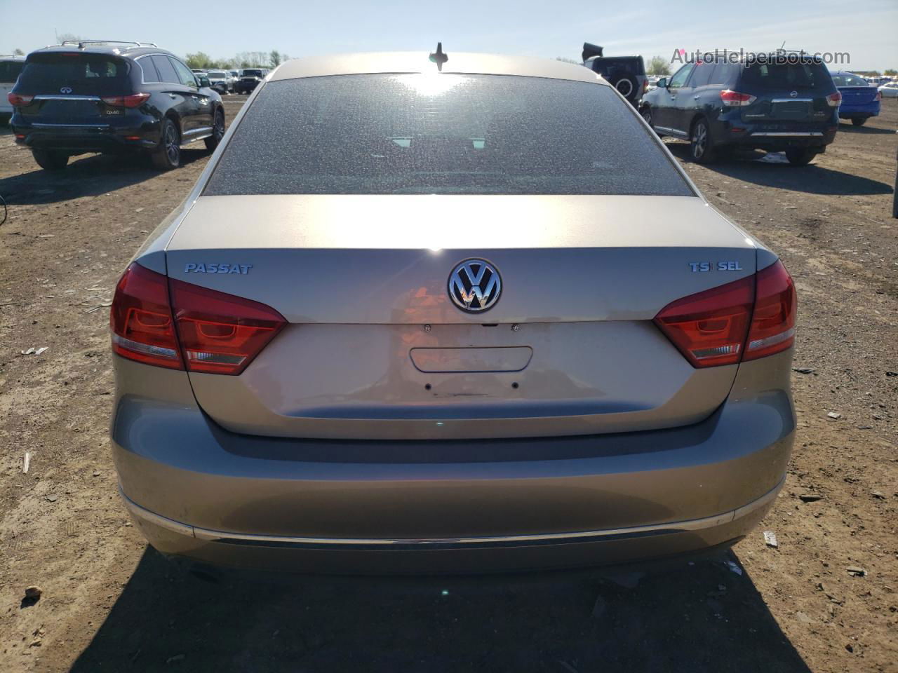 2015 Volkswagen Passat Sel Gold vin: 1VWCT7A30FC075503