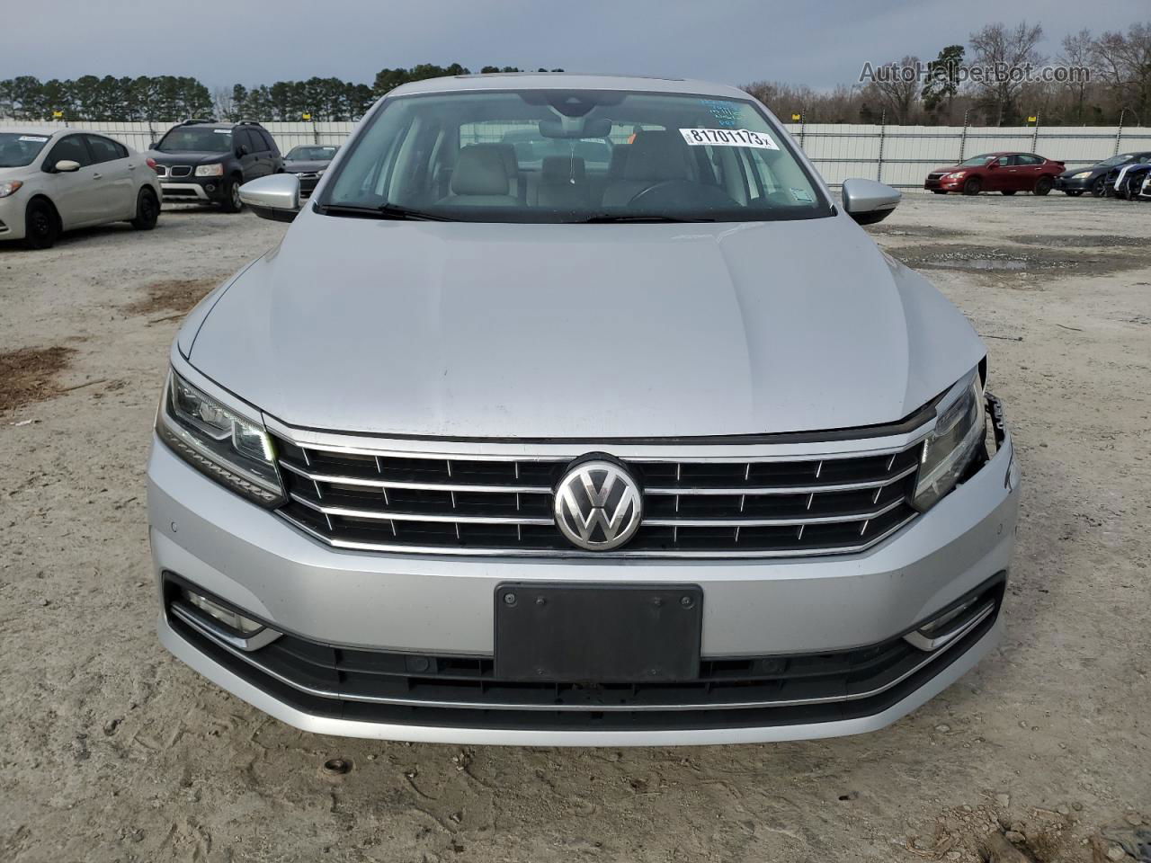 2017 Volkswagen Passat Sel Premium Серебряный vin: 1VWCT7A30HC022108