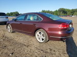 2014 Volkswagen Passat Sel Maroon vin: 1VWCT7A31EC012974