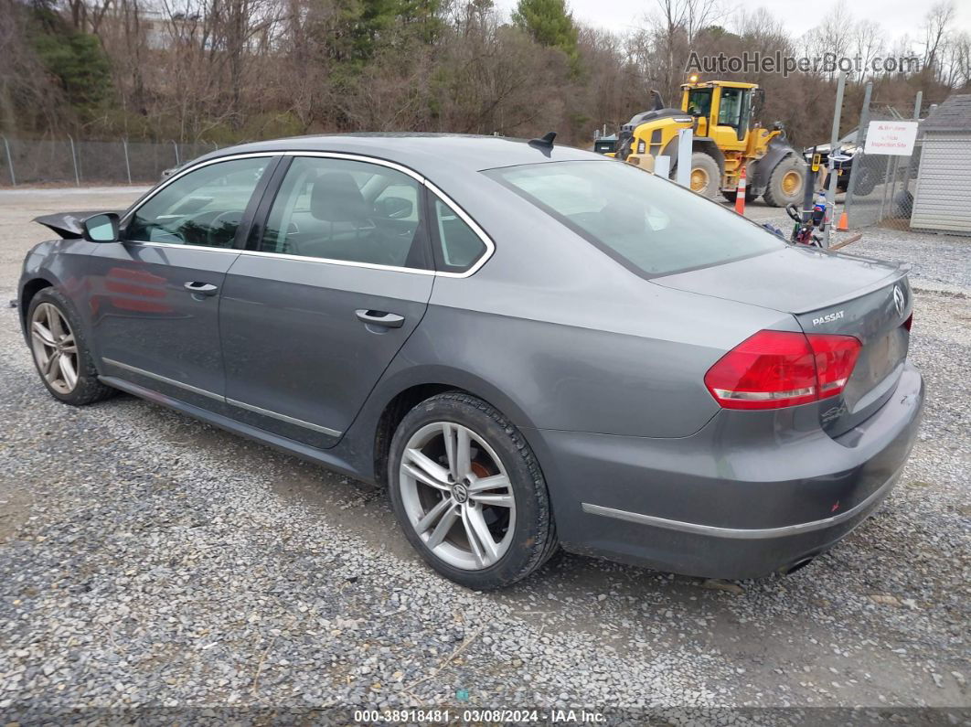 2014 Volkswagen Passat 1.8t Sel Premium Gray vin: 1VWCT7A31EC028043