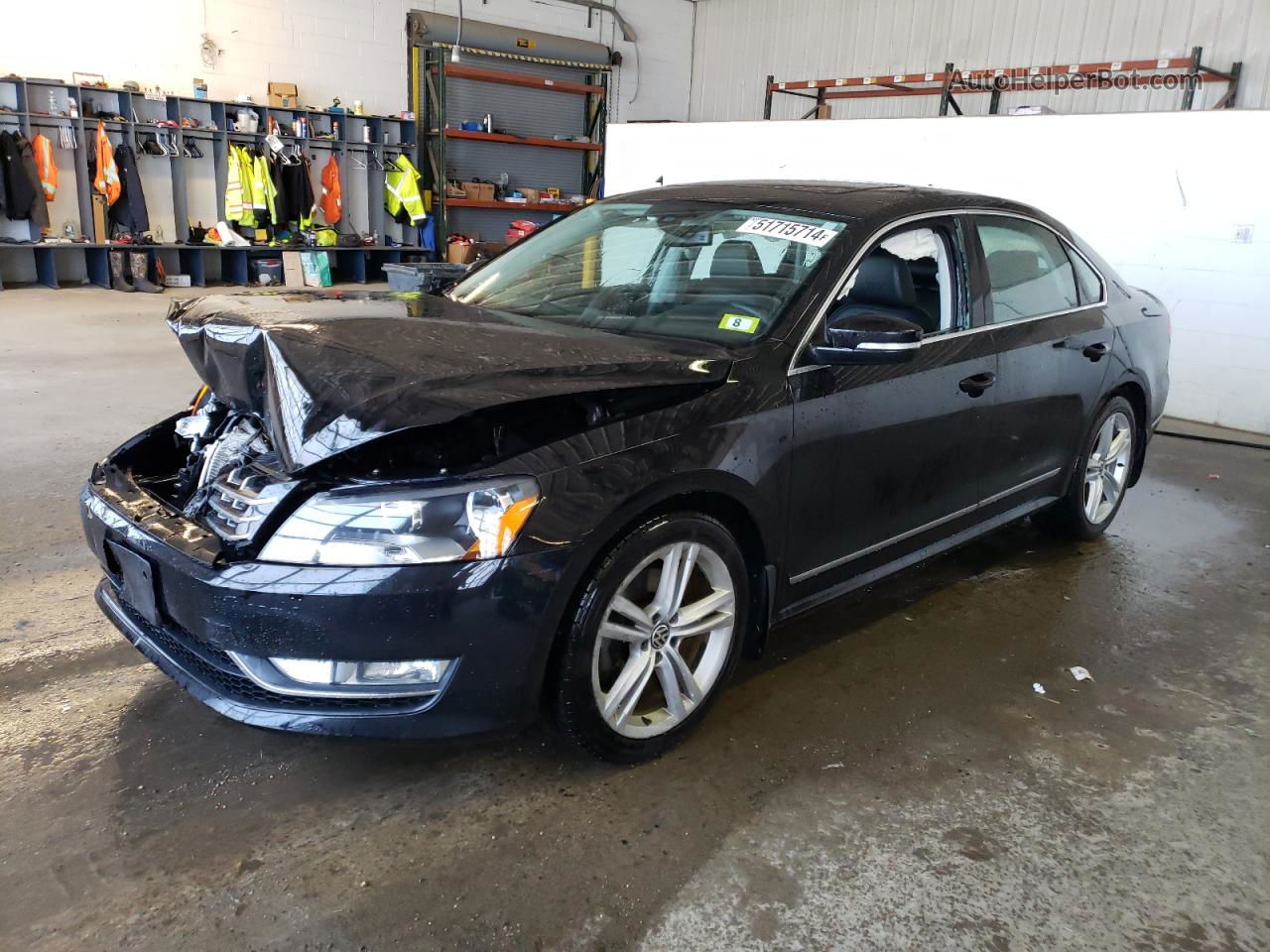 2015 Volkswagen Passat Sel Black vin: 1VWCT7A31FC078233