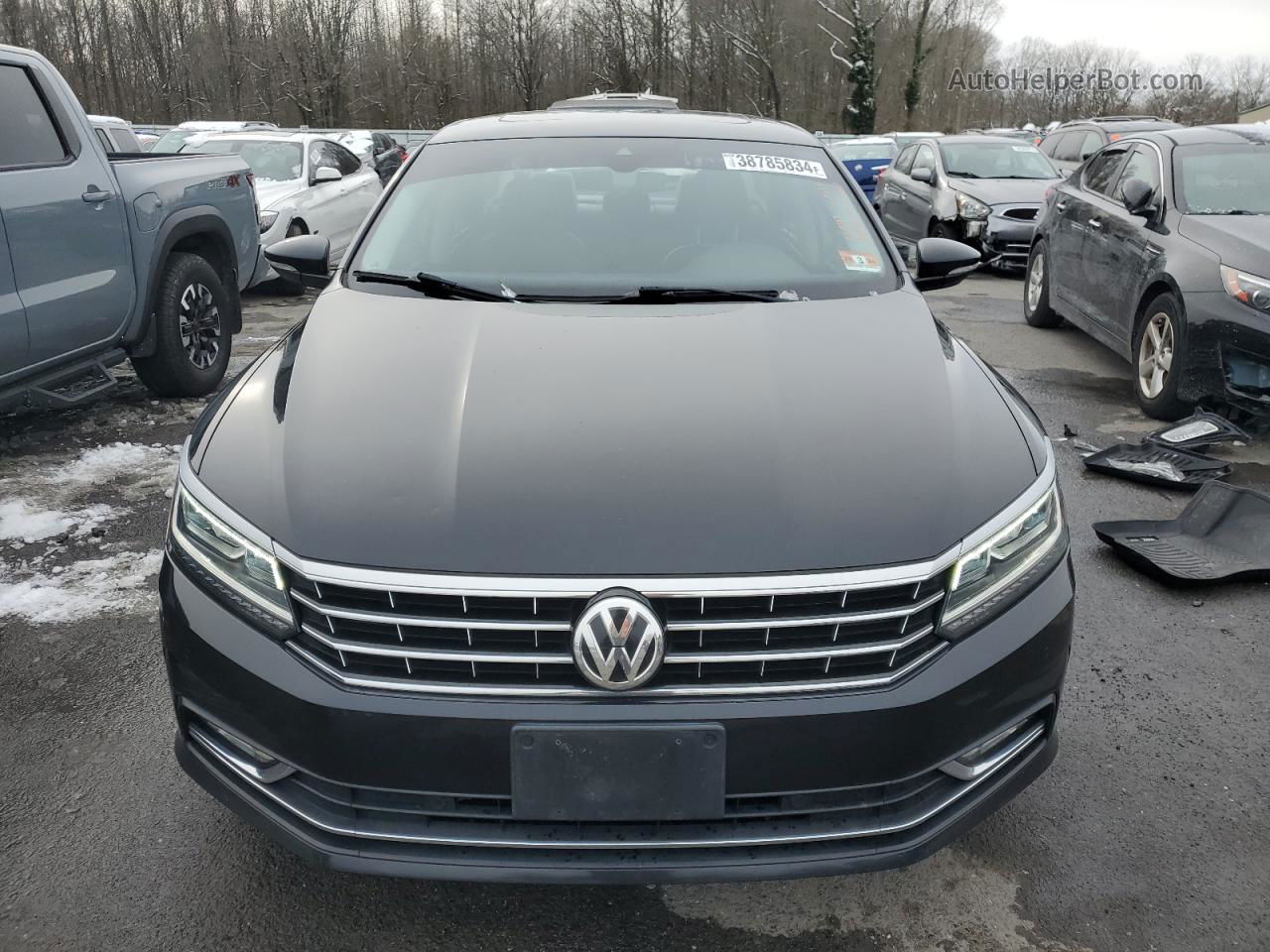 2017 Volkswagen Passat Sel Premium Black vin: 1VWCT7A31HC056431