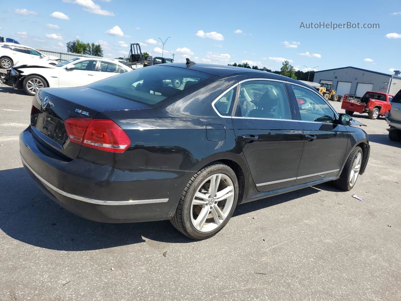 2015 Volkswagen Passat Sel Black vin: 1VWCT7A34FC068280