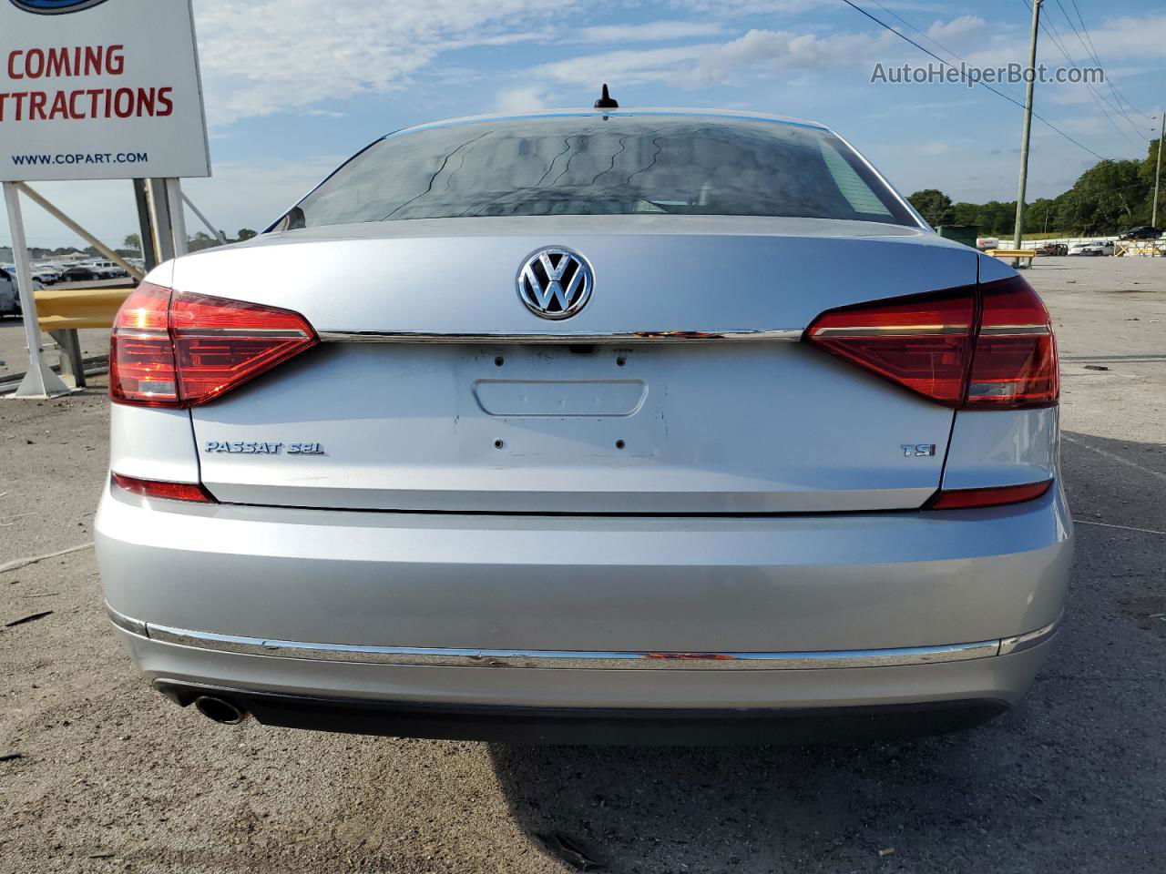 2016 Volkswagen Passat Sel Серебряный vin: 1VWCT7A34GC063114