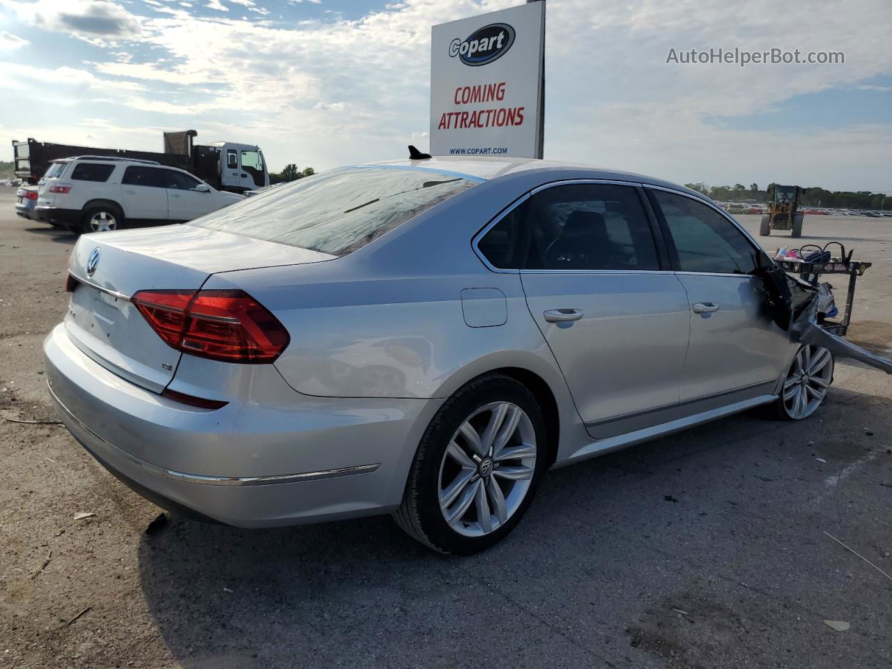 2016 Volkswagen Passat Sel Silver vin: 1VWCT7A34GC063114