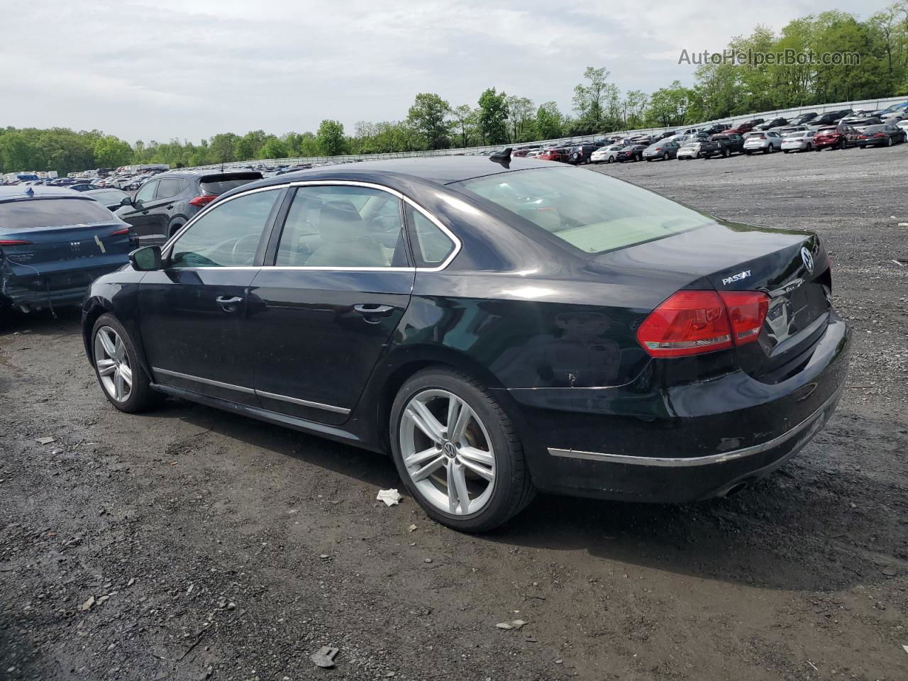 2014 Volkswagen Passat Sel Black vin: 1VWCT7A35EC005722