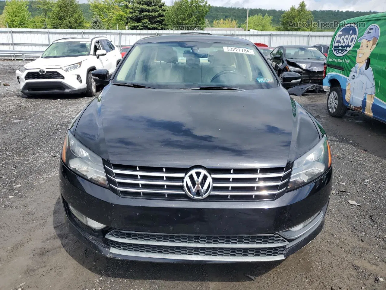 2014 Volkswagen Passat Sel Black vin: 1VWCT7A35EC005722